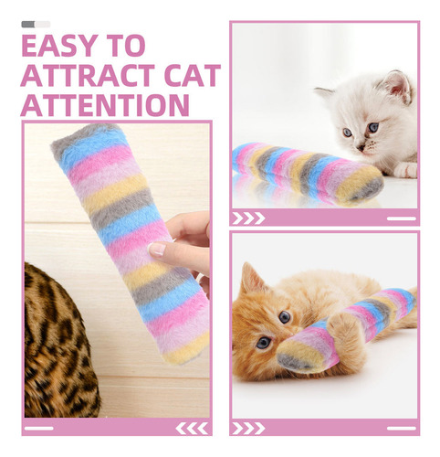 Juguetes De Felpa Para Gatos Con Forma De Almohada Para Gati