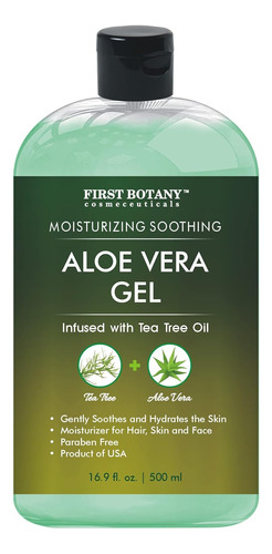 Gel De Aloe Vera 100 % Puro Piel Cabello First Botany 500 Ml