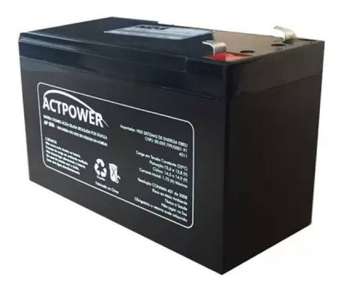 Bateria Selada Para Central De Alarme 12v 7a Actpower