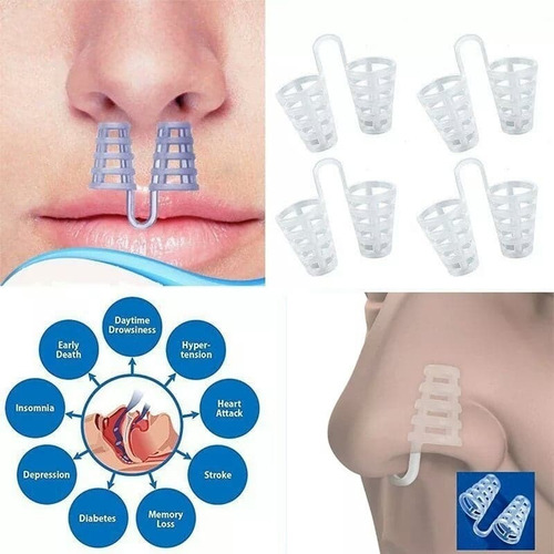 4 Dilatadores Dispositivos Abre Nariz Adiós Roncar Respira