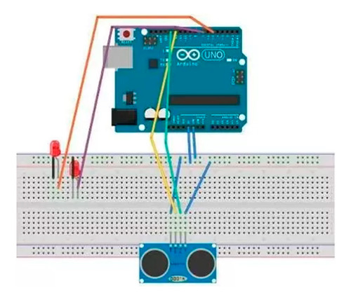 Sensor De Distancia Ultrasonico Hc-sr04 Arduino Compatible