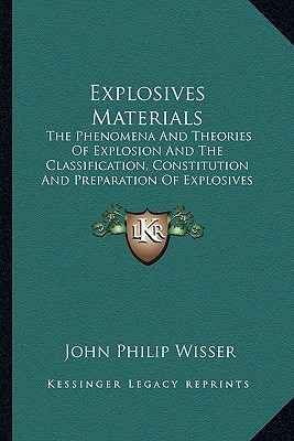 Libro Explosives Materials: The Phenomena And Theories Of...