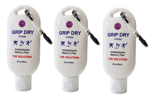 3 Antideslizantes Para Pole Dance Grip Dry Magnesio Liquido