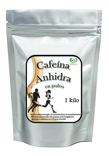 Cafeína Anhidra En Polvo 1 Kilo 