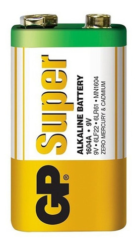 Pilas Bateria 9v (cuadrada) Gp Super Alcalina Original