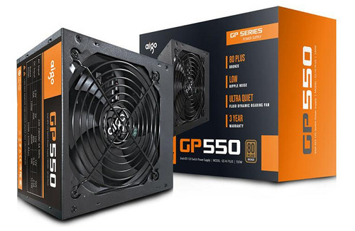 Fonte Aigo Darkflash Gp550, 550w, 80 Plus Bronze, Gp550