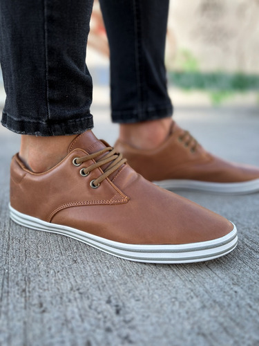 Zapatillas Zapatos De Vestir Urbano Cuero Hombre Libertarios