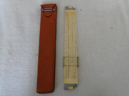 Regla De Cálculo Pickett 4081-3 Vintage Con Funda (Usado)