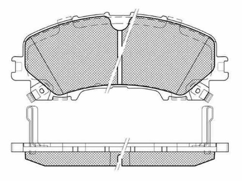 Pastilla De Freno Nissan Rogue 2.5 2013/ Delantera