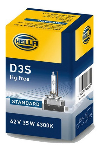 Lampada Xenon D3s 12v/24v 35w Hella Original