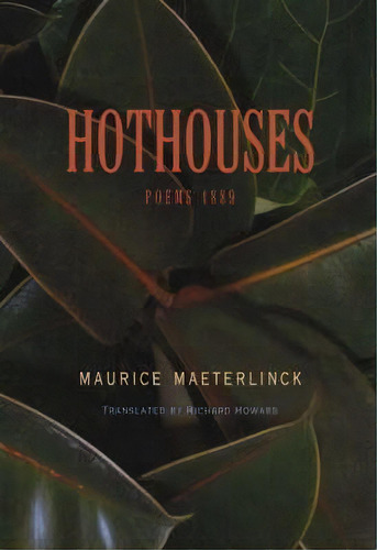 Hothouses, De Maurice Maeterlinck. Editorial Princeton University Press, Tapa Blanda En Inglés