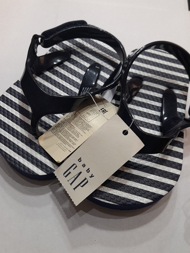 Ojotas Bebe Rayadas Marca Gap Nuevas! Talle 5 Mide 15 Cm 