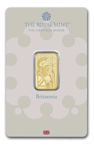 5 Gramos De Oro 24k. Britannia Certificado Inversion