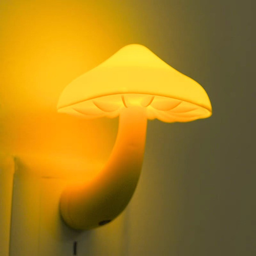 Luz Nocturna Led Creativa En Forma De Hongo Para Decoración