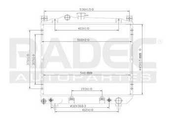 Radiador Dodge Dakota 1990-1991-1992 L4/v6 2.5/3.9 Lts Auto