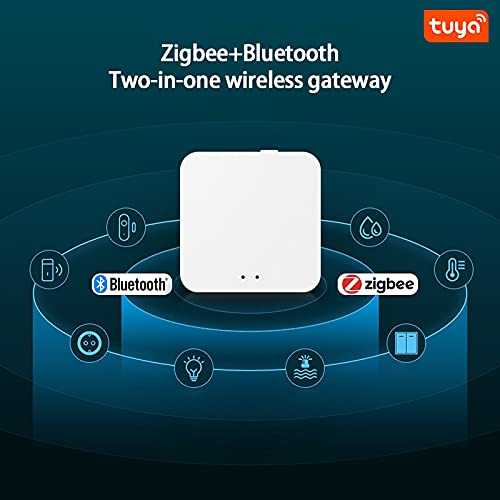 Tuya Zigbee Smart Gateway Hub, Multimodo Gateway Bluetooth+zigbee Multi-protocol Comunicación Gateway Tuya/smart Life App Control Remoto