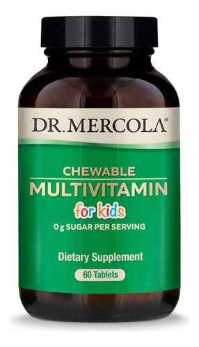 Multivitamínico Masticable Para Niños Dr. Mercola 60 Tableta