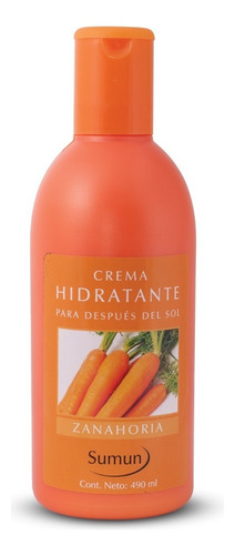 Crema Hidratante Sumun Zanahoria 490 Ml.