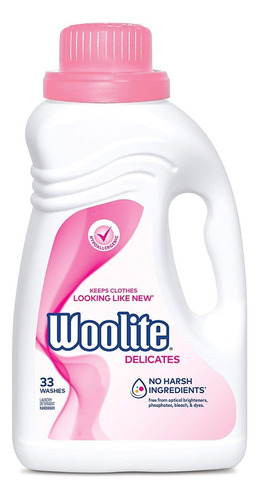 Woolite Delicados Detergente Líquido Hipoalergénico 1.47lts