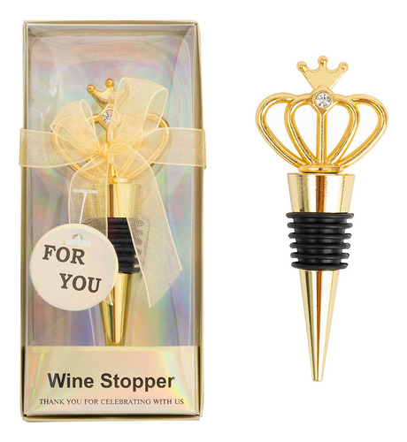 Tapón De Vino Decorativo Crown Wine Topper