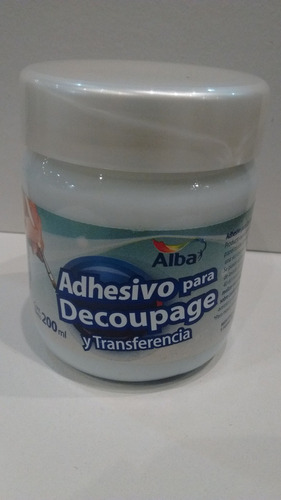 Adhesivo Para Decoupage Y Transferencia 200 Ml Alba