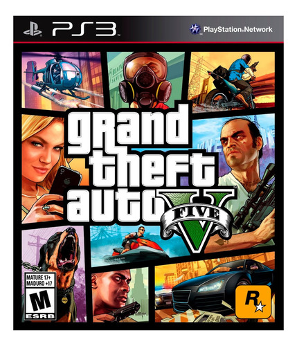 Imagen 2 de 10 de Gta V Grand Theft Auto 5 Formato Físico Ps3