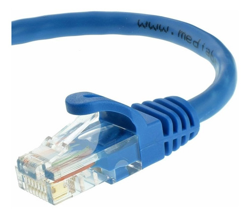 Cable De Red 3 Metros Utp 5e Patch Cord Ethernet Azul