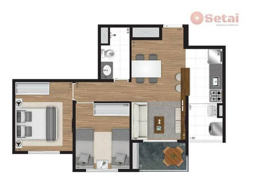 Imagem 4 de 19 de Apartamento Residencial À Venda, Vila Carioca, São Paulo. - Ap0169