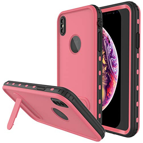 Punkcase iPhone XS Max Impermeable Case, [kickstud Series] S
