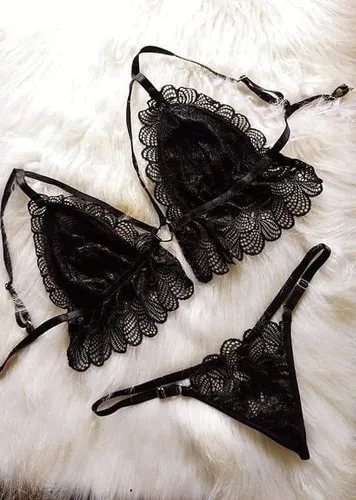 Conjunto de encaje mujer sale