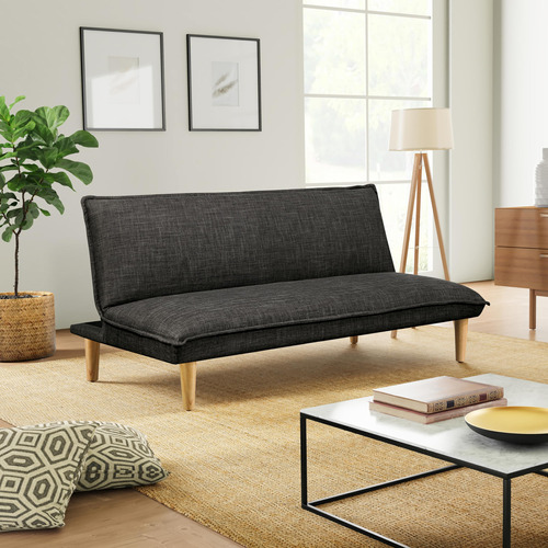 Serta Sofa Cama Convertible Porter, Color Negro