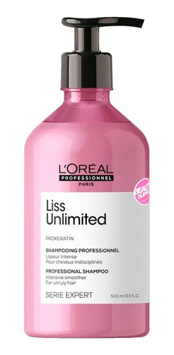 Shampoo Loreal Serie Expert Liss Unlimited 500ml Pelo Liso