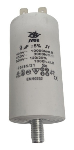 Capacitor 9 Uf Para Motores Eléctricos