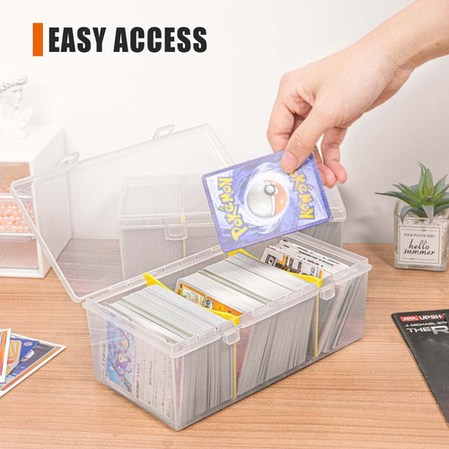 Caja De Almacenamiento De Tarjetas De Comercio De Plástico C