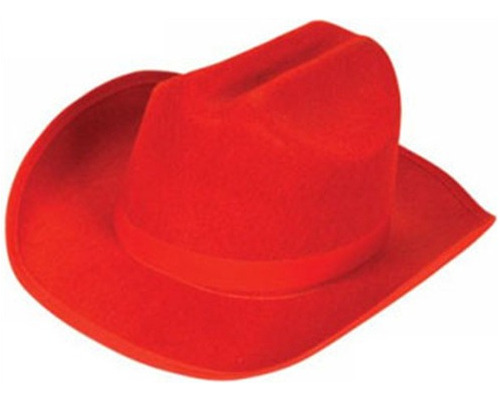 Set De 12 Sombreros Rojo Country Para Niño Acceso