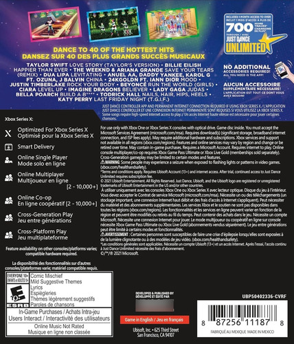 Xbox Just Dance 2022 - Físico Para Xbox