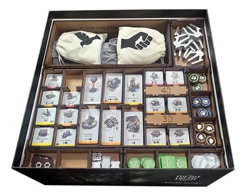 Organizador (insert Mdf) Para Frostpunk: The Board Game