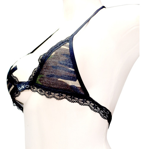 Bralette Talla Ajustable Cómodo Y Sexy, Fresco Bra002 Camufl