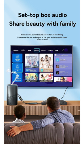 Proyector De Cable De Conversión De Audio Óptico Digital A 2