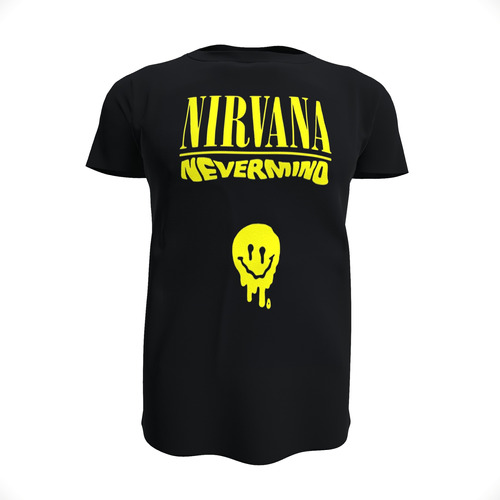 Polera 100% Algodón Grupos - Nirvana Nevermind