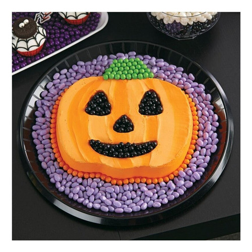Molde Calabaza Cabeza Halloween Wilton 2105-0679 Color Gris