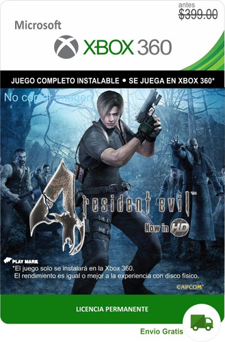 Resident Evil 4 Xbox 360 Envio Gratis Re4 Mercado Libre