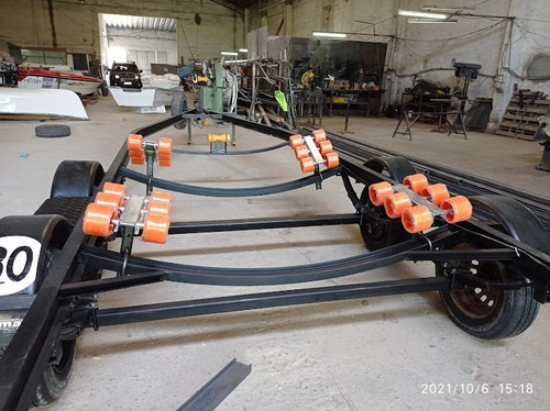 Trailer Seamax Doble Eje 1500 Kg Rolos - Opción Patente -