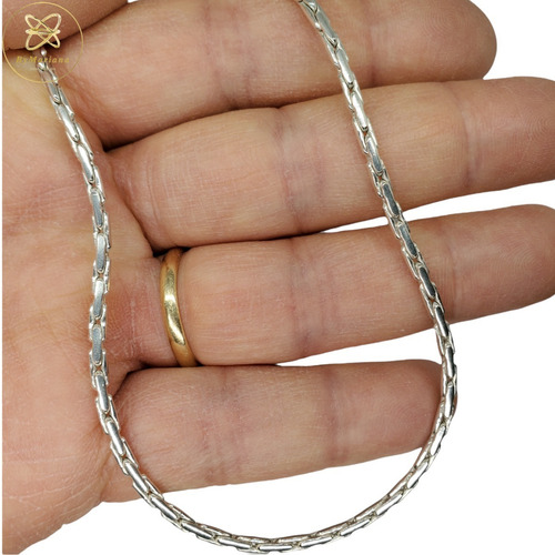 Imagen 1 de 4 de Cadena Plata Beauty 1,20 Mm X 55 Cm