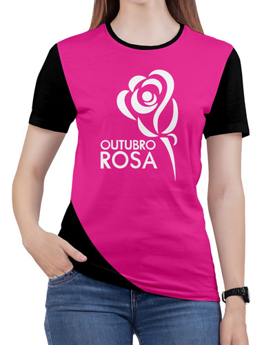 Camiseta Outubro Rosa Feminina Roupas Camiseta Camisa Blusa