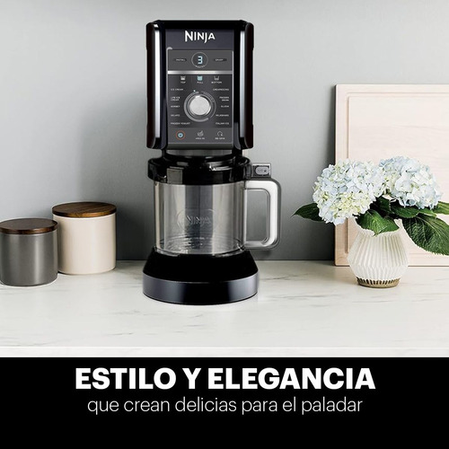 Sorveteira Ninja Creami Deluxe 11 em 1 CN501co cor preto