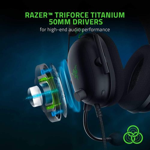 Razer Blackshark V2 Auriculares De Juegos: Thx 7.1 Sound Env
