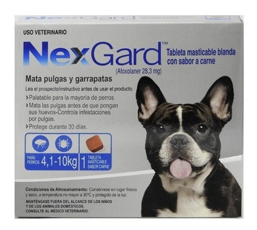 Antipulgas Nexgard De 4 A 10 Kg