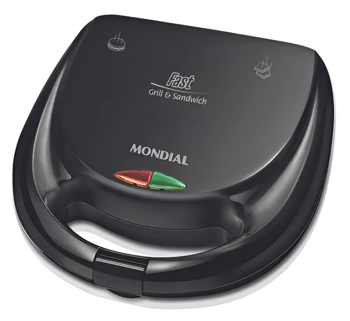 Sanduicheira Fast Grill e Sandwich, Mondial, 750W - S-12