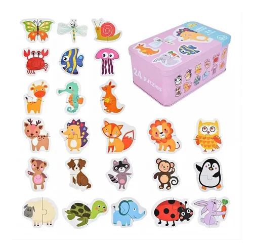 Puzzle madera online bebe 1 año